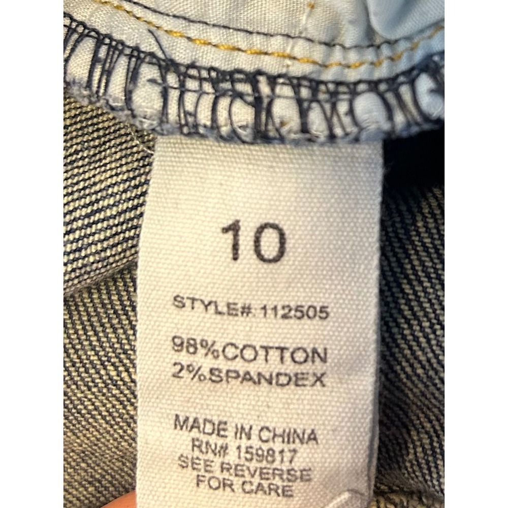 Arula Jeans Size 10 Dark Wash Skinny Mid Rise Stretch Cotton Spandex Comfort - Picture 4 of 5